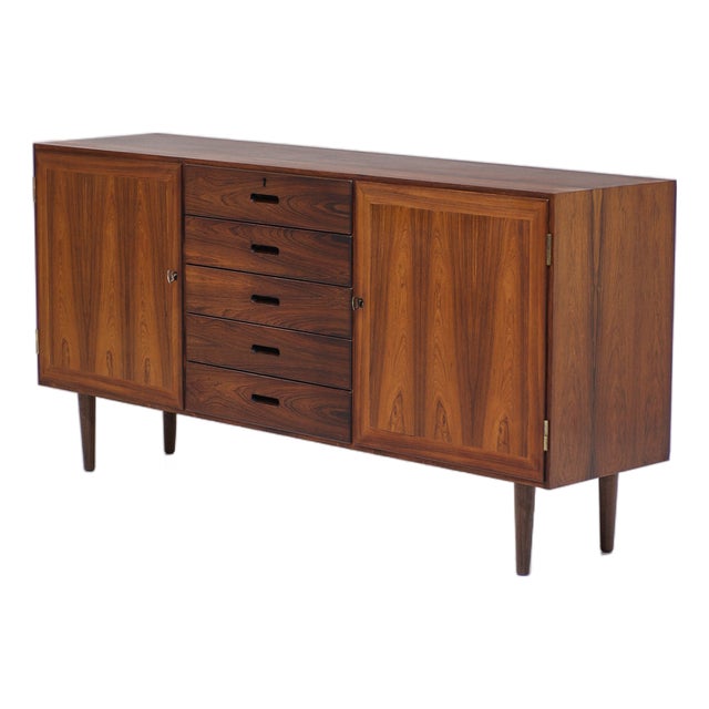 Vintage Danish Sideboard with Drawers by Kai Winding, 1960s For Sale