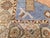 Vintage Turkish Oushak Area Rug, Hand-Knotted Wool, Blue & Tan, 4' x 6' For Sale - Image 11 of 15