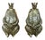 1970s Pair of 1970s Brass Frog Princes Wearing Crowns For Sale - Image 5 of 11