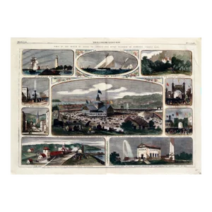1860 English Newspaper - the Illustrated London News, Nov 17 1860 (Recto-Verso, Coloured)