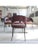 Burgundy Armchairs, 1950s, Set of 4 For Sale - Image 4 of 12