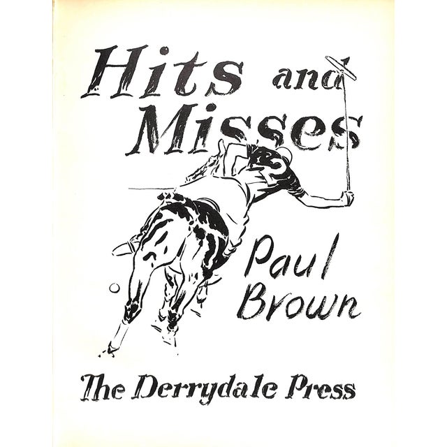 BROWN, Paul The Derrydale Press 1935 First Edition This is copy number 858 of 950 copies w/ original horsehead pencil...