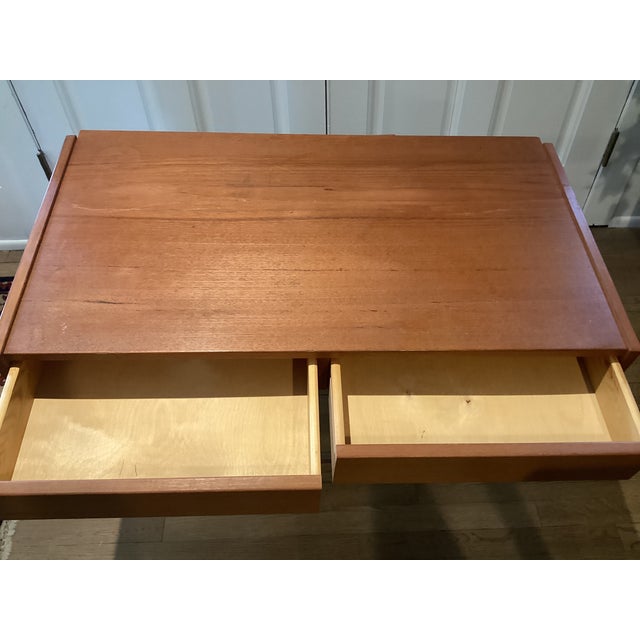 Mid-Century Modern 1970s Midcentury Modern Teak Hanging Cabinet or Drawer or Floating Shelf For Sale - Image 3 of 14