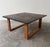Vintage Belgian Slate and Oak Coffee Table, 1970s For Sale - Image 5 of 11