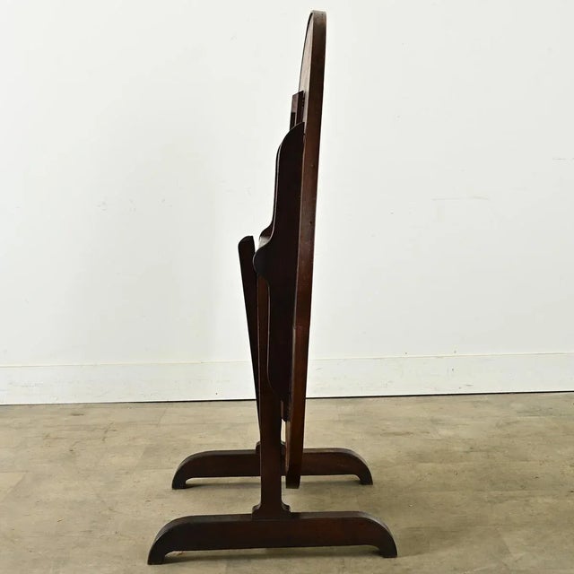 French 19th Century Walnut and Painted Canvas Wine Taster's Table For Sale - Image 12 of 12