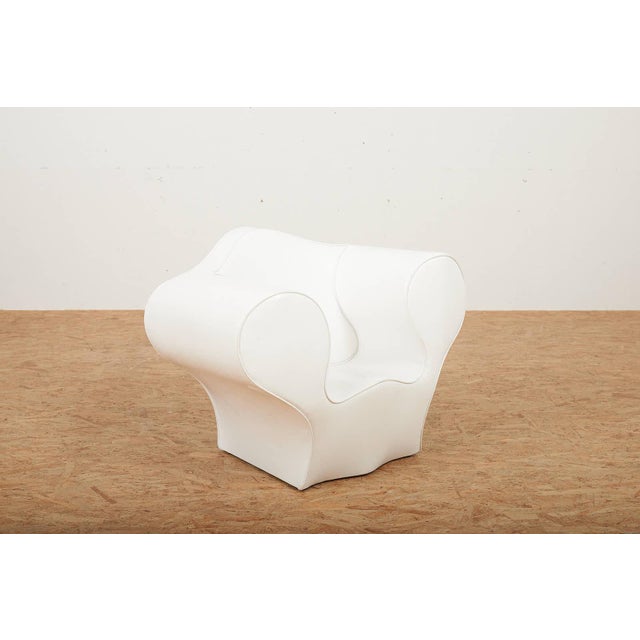 White Children's Armchair with Steel Frame by Ron Arad for Moroso, 1988 For Sale - Image 8 of 12
