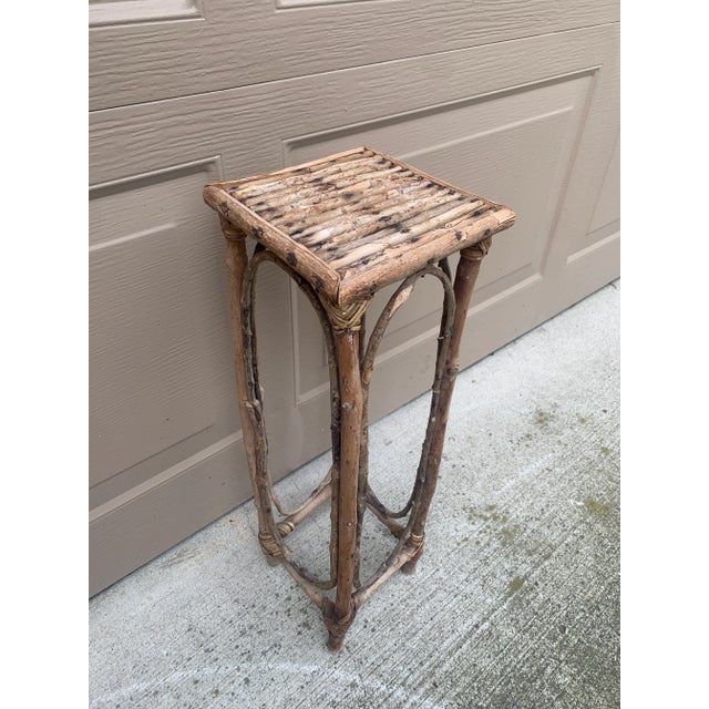 Vintage American Rustic Twig Drinks Table For Sale In South Bend - Image 6 of 12