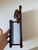 Coffee Vintage Carved Antique Car Wooden Desk Organizer For Sale - Image 8 of 11