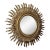 Vintage 1970s Gilded Gold Sunburst Wall Mirror – Hollywood Regency / MCM Accent For Sale
