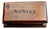 Antique Wooden Keepsake Trinket Box Engraved Zodiac Tarot Card Holder For Sale
