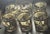 1960s 1960s Cera 22k Gold Old World Map Lowball Glasses - Set of 6 For Sale - Image 5 of 11