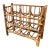 Early 20th Century Burnt Bamboo Wine Rack For Sale