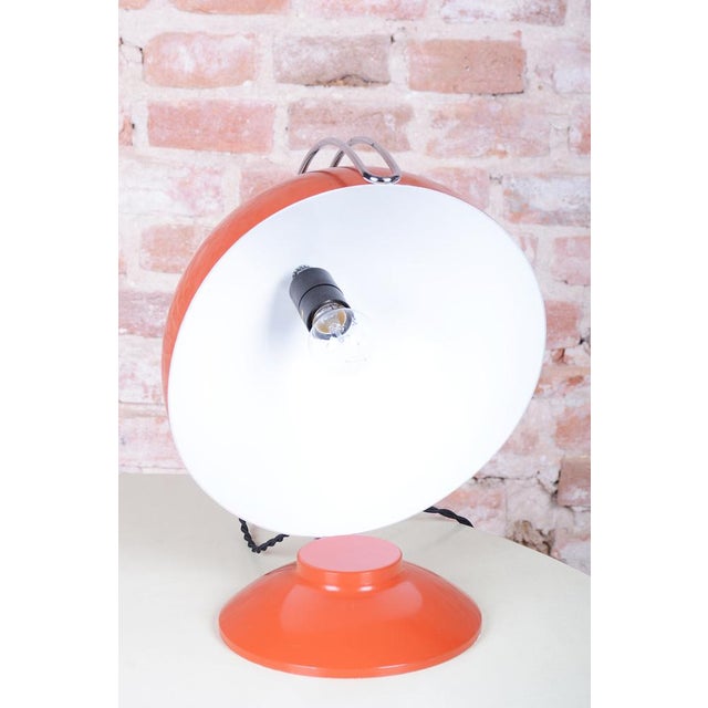 Metal Mid-Century Table Lamp in Chrome-Plated Steel, Czech, 1970s For Sale - Image 7 of 14