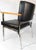1970s Vintage Cole / Litton Restored Chrome & Vinyl Office Arm Chair For Sale - Image 12 of 18