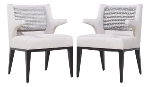 Barbara Barry for Baker Kukio Arm Chair - Pair