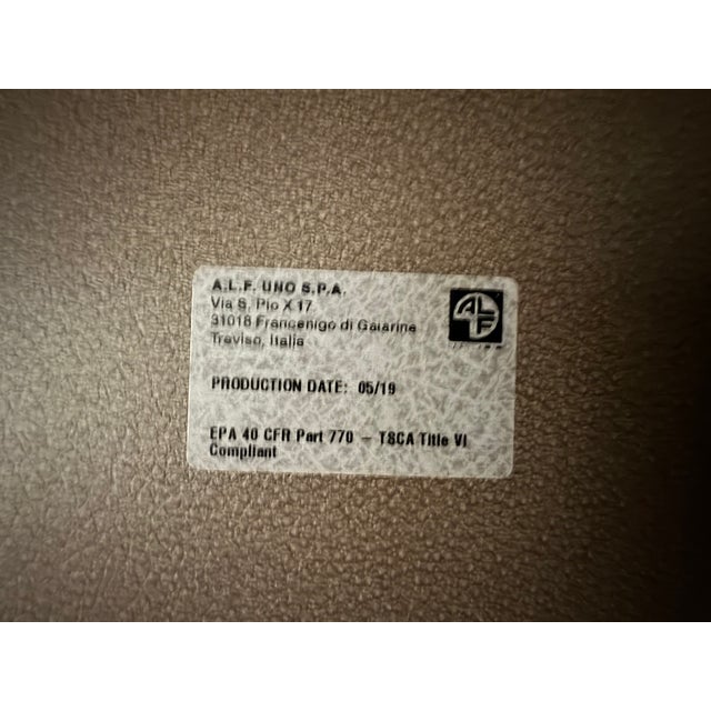 2010s Alf Italia Montecarlo Executive Desk | Koto Grey High Gloss | Made in Italy | 2019 For Sale - Image 5 of 5