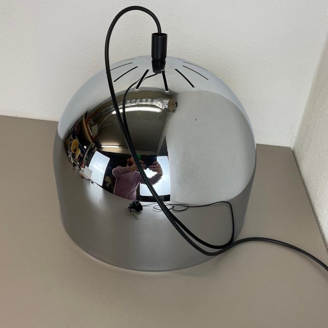 Chromed Metal Bubble Hanging Light attributed to Rolf Krüger for Staff Lights, Germany, 1970s For Sale - Image 10 of 18