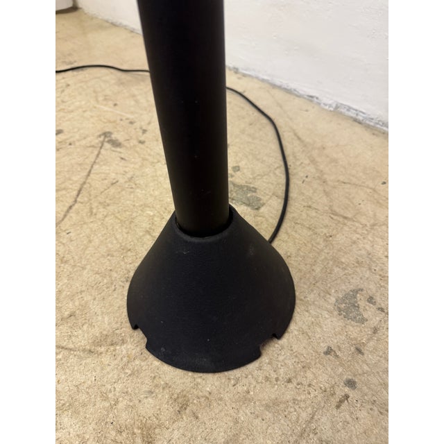 Koch and Lowy Postmodern Green Glass and Steel Floor Lamp, 1990s For Sale - Image 13 of 14