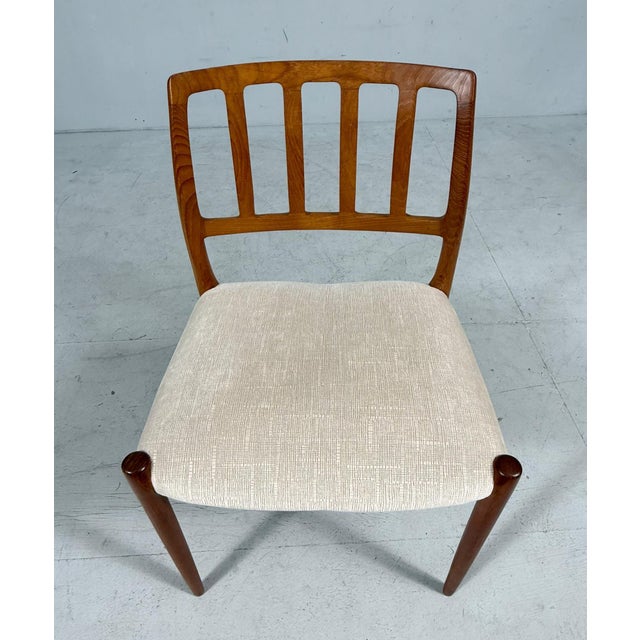 Vintage Dining Chairs in Teak by Niels Otto Møller for JL Møllers, 1970s, Set of 4 For Sale - Image 16 of 18