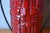 West German Pottery Red Ceramic Floor Vase with Wrought Iron Frame, 1960s For Sale - Image 6 of 9