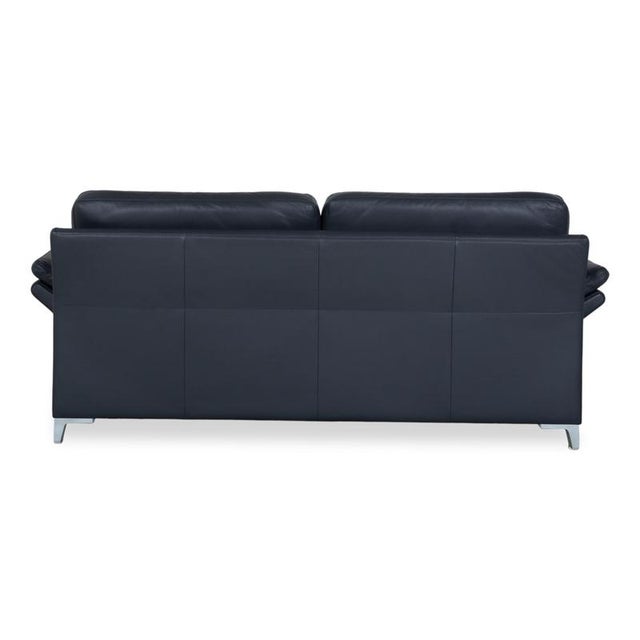 Model 3300 3-Seater Sofa in Black Leather from Rolf Benz For Sale - Image 10 of 12