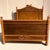 19th Century Rj Horner Style Faux Bamboo Birds Eye Maple Bed Frame For Sale - Image 4 of 12
