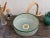 Contemporary Moroccan Handmade Green Vessel Ceramic Sink for Bathroom For Sale - Image 3 of 5