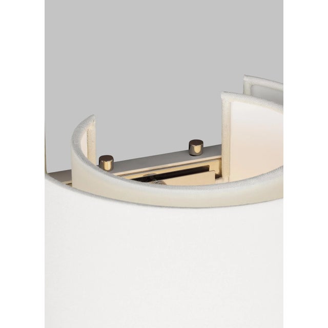 Transitional Kate Spade by Visual Comfort Studio Sawyer Sconce, Polished Nickel For Sale - Image 3 of 5