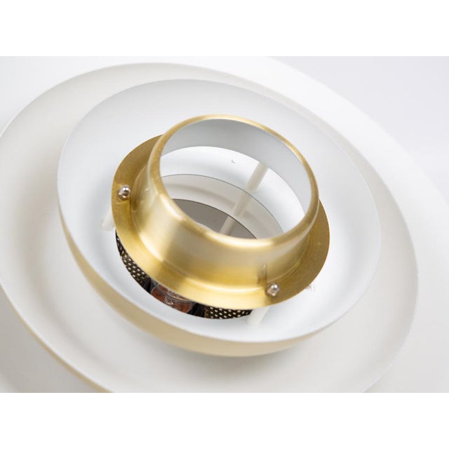 Gold Vintage Danish Verona Lamp by Kurt Wiborg for Jeka, 1980s For Sale - Image 8 of 13