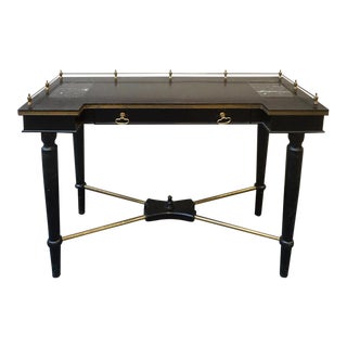 Early 20th Century Empire Ebonized and Gilt Wood Desk For Sale