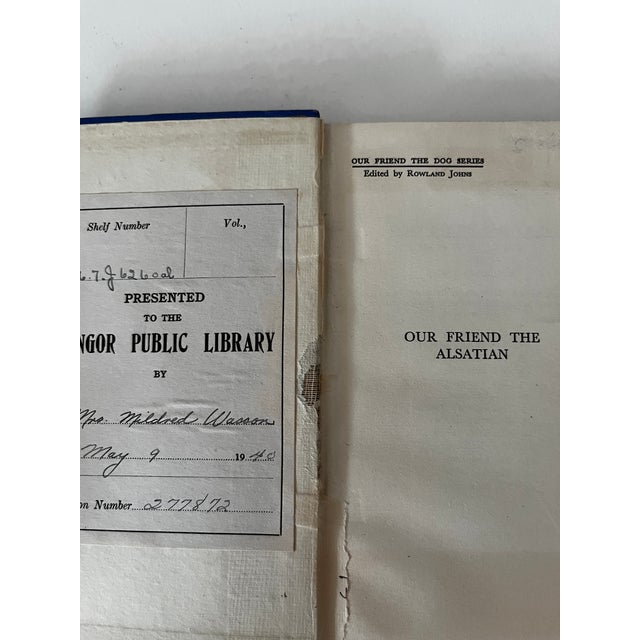 Our Friend The Alsatian, edited by Roland John Methune Company, London, 1933. Small hardcover, illustrated with...