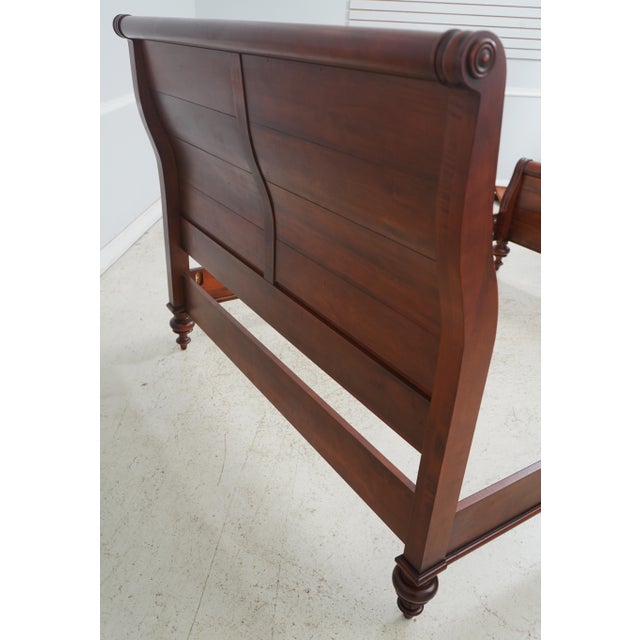 Ethan Allen Queen Size British Classics Sleigh Bed Chairish