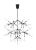 Contemporary Visual Comfort Modern Spur Grande Chandelier LED Matte Black For Sale - Image 3 of 3