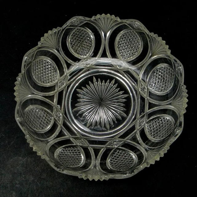 Art Deco Bowl attributed to Zabkowice Glassworks, 1950s For Sale - Image 3 of 6