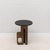 Side Table in Black Shagreen With Bronze Patina and Black Brass by Kifu Paris For Sale - Image 9 of 12