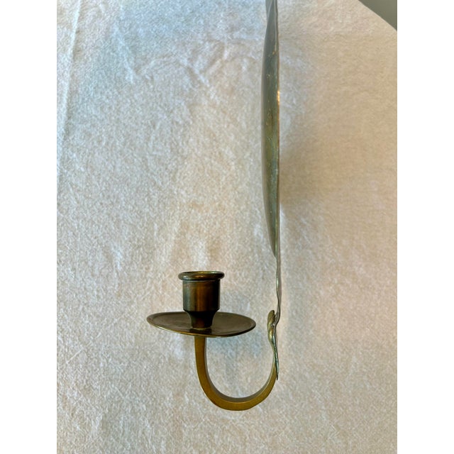 1950s Knut Eriksson Eskilstuna Brass Wall Sconce For Sale - Image 4 of 5