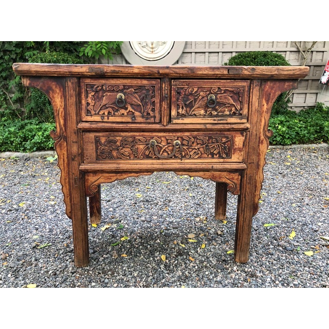 1990s Carved Wooden Altar Table Chairish