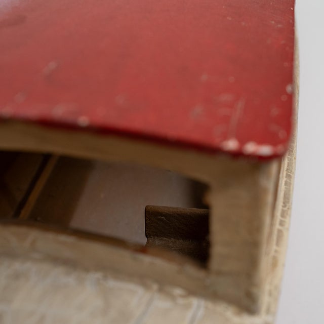 Early 19th Century Hand-Painted Pond Boat Model, Nautical Construction For Sale - Image 10 of 15