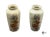 Vintage Japanese Satsuma Style Porcelain Floral Decorative Vases - Set of 3 For Sale In Greensboro - Image 6 of 9