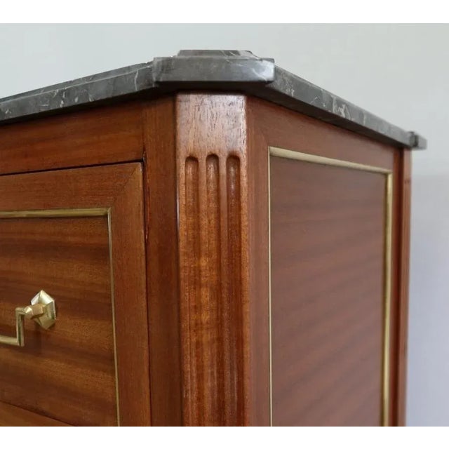 Louis XVI Style Mahogany Chest of Drawers, 19th-century For Sale - Image 11 of 18
