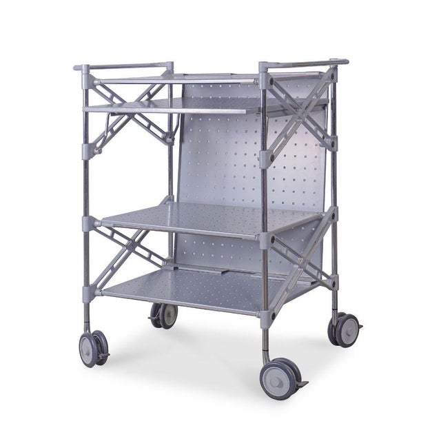 The Kartell OXO Trolley Computer Cart is a smart blend of industrial design and functional mobility. Designed by Antonio...