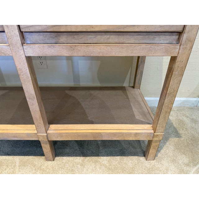 Tan Brand New Pine and Oak Sideboard Server For Sale - Image 8 of 9