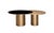 Contemporary Modern 79 Inch Irregular Kaylee Dining Table Set with 8 Green Chairs For Sale - Image 3 of 5