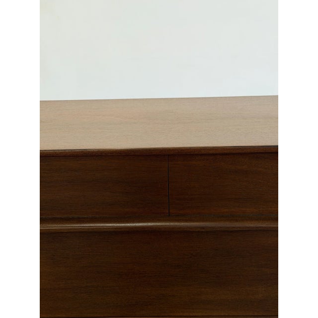 Mid Century Dresser With Sculpted Pulls For Sale - Image 10 of 10
