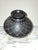 Mid-Century Modern Mata Ortiz Blackware Seed Pot For Sale - Image 3 of 3
