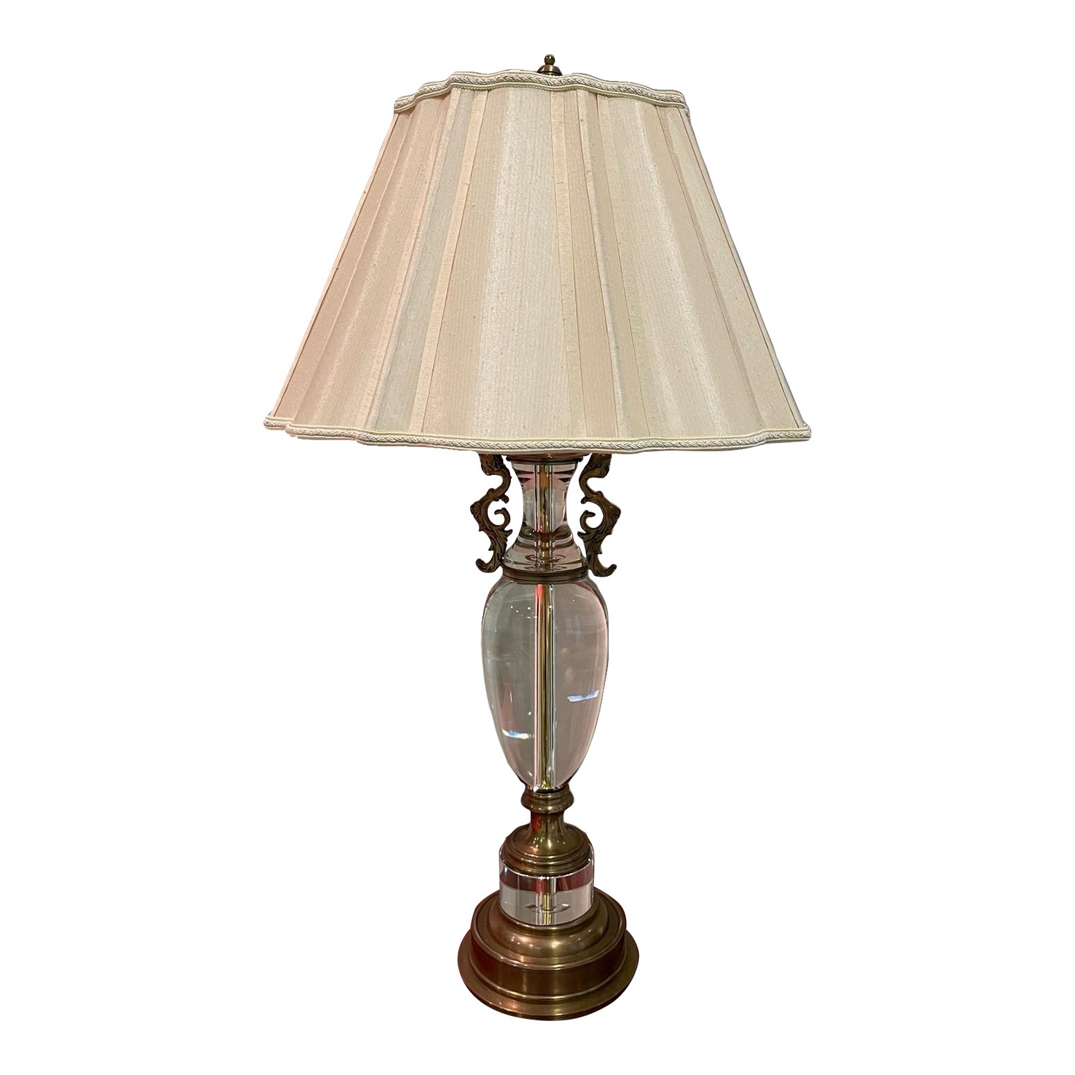 1970s Regency Decorative Crafts Style 5585 Sainsbury Table Lamp Chairish