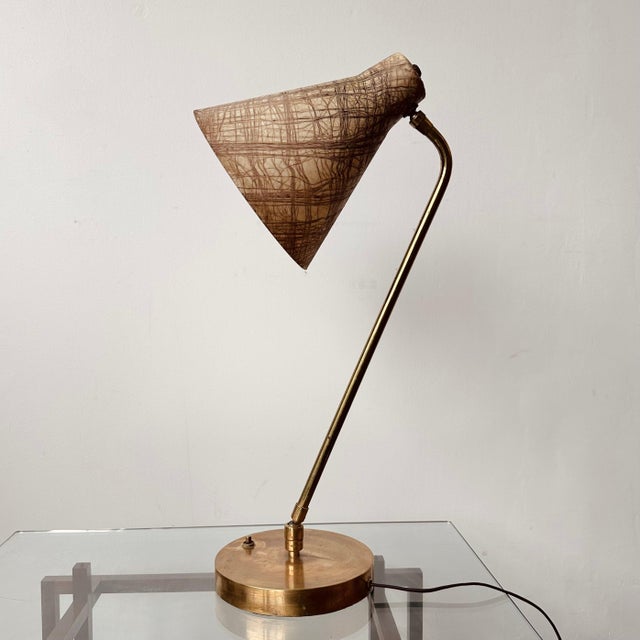 1960s Gerald Thurston for Lightolier Articulating Desk Lamp For Sale - Image 5 of 9