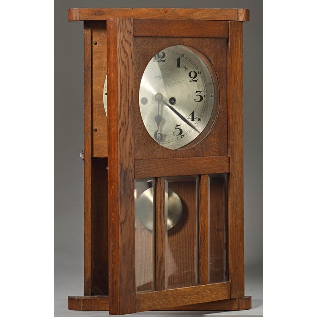 Antique German Craftsman or Mission Style Kitchen Clock Chairish