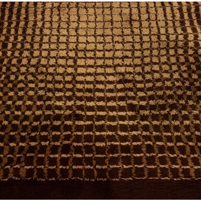Brown Kyoto Rug by Gaetano Pesce for Expansion, 1969 For Sale - Image 8 of 18
