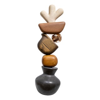 Rubén Sánchez, Mini-Brut, 2025, Oak, Chestnut & Marble For Sale